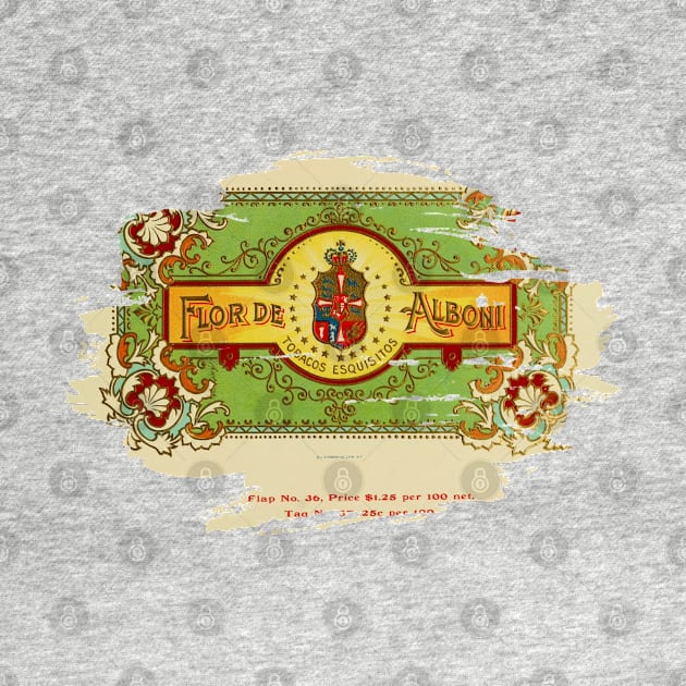 Vintage Cigar Box Label - 60 by LisaLiza